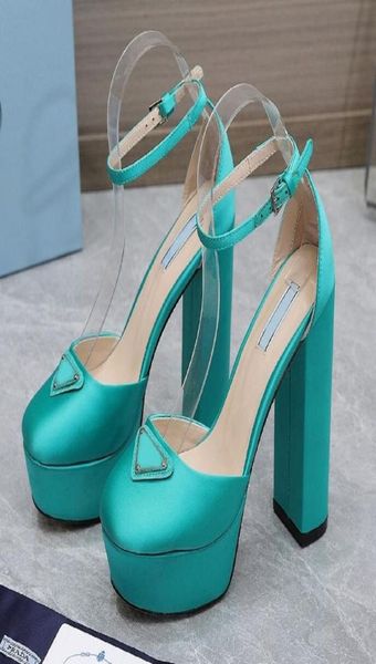 famous brand satin sandals designer triangular buckle decoration chunky heels womens shoes high heeled leather sole platform heel 9905127, Black
famous brand satin sandals designer triangular buckle decoration chunky heels womens shoes high heeled leather sole platform heel 9905127, Black