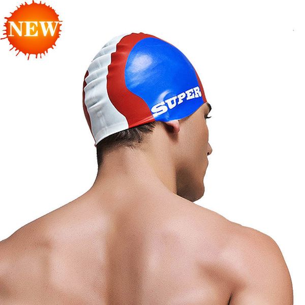 swimming caps summer water man swimming silicone boys blue bathing cap male professional waterproof ear sale 230420
swimming caps summer water man swimming silicone boys blue bathing cap male professional waterproof ear sale 230420