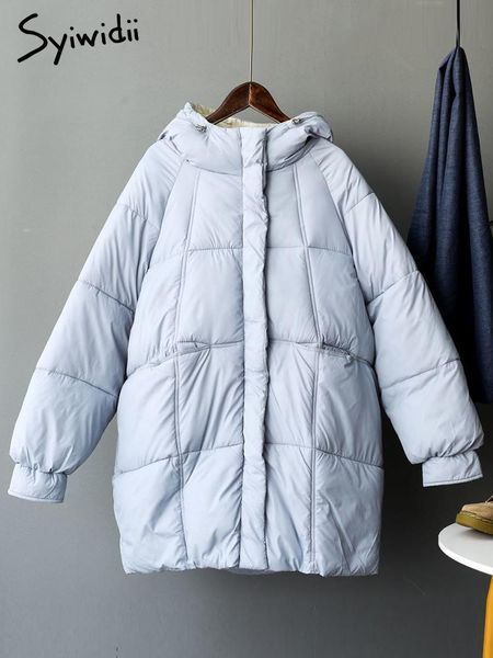 leather syiwidii women's winter jacket puffer parkas 2022 fashion ladies oversized coat with hood elegant long thicken warm outerwear, Black
leather syiwidii women's winter jacket puffer parkas 2022 fashion ladies oversized coat with hood elegant long thicken warm outerwear, Black