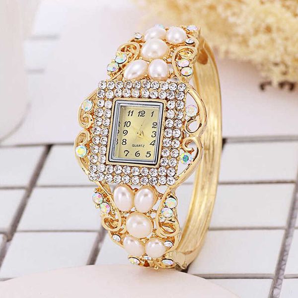 wristwatches pearl fashion women's diamond pearl bracelet table pearl k gold bracelet watch pearl bracelet watch dress watches women w0, Slivery;brown
wristwatches pearl fashion women's diamond pearl bracelet table pearl k gold bracelet watch pearl bracelet watch dress watches women w0, Slivery;brown