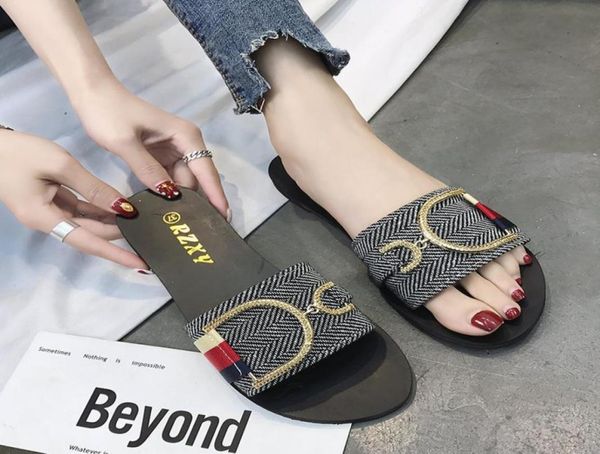 women designer shoes luxury slide summer slippers fashion slippery thick sandals metal buckle stripes flip flops slippers8067163, Black
women designer shoes luxury slide summer slippers fashion slippery thick sandals metal buckle stripes flip flops slippers8067163, Black