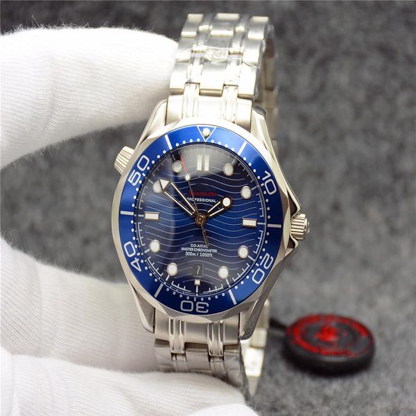 om automatic mechanical 42mm mens watches watch black blue dial with stainless steel bracelet rotatable bezel257b, Slivery;brown
om automatic mechanical 42mm mens watches watch black blue dial with stainless steel bracelet rotatable bezel257b, Slivery;brown