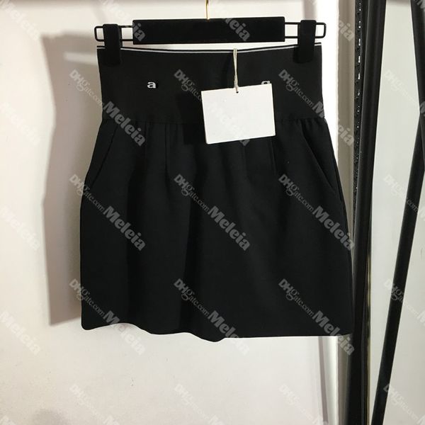 letter webbing high waist skirts casual sport women skirt simple fashion elastic waist skirts for female, Black
letter webbing high waist skirts casual sport women skirt simple fashion elastic waist skirts for female, Black