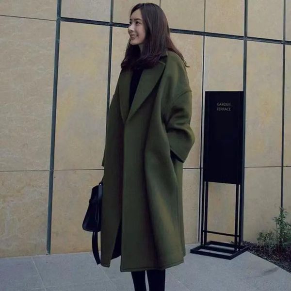 fur large size 5xl 150kg female wool trench coats open stitch korean style windbreaker long sleeves autumn winter women outerwear, Black
fur large size 5xl 150kg female wool trench coats open stitch korean style windbreaker long sleeves autumn winter women outerwear, Black