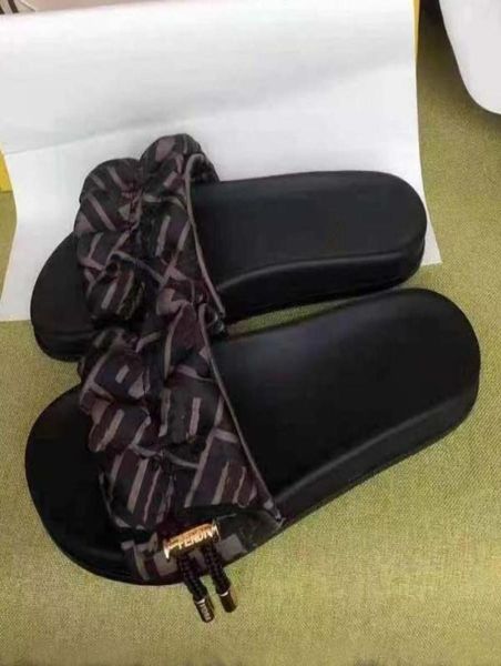 woman designer slipper uality casual shoes genuine silk upper drawcord flip flop size 3543 with box7405811, Black
woman designer slipper uality casual shoes genuine silk upper drawcord flip flop size 3543 with box7405811, Black