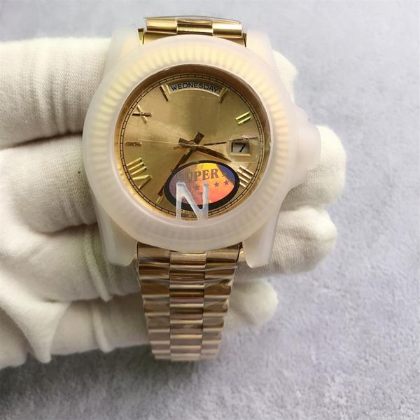 waterproof 50m v3 men watch daydate 18k gold asia eta 2836 automatic 40mm president sapphire glass mechanical mens watches332y, Slivery;brown
waterproof 50m v3 men watch daydate 18k gold asia eta 2836 automatic 40mm president sapphire glass mechanical mens watches332y, Slivery;brown