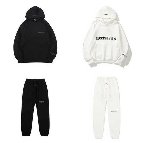 classics luxury men's tracksuits esss entials sweatshirts letter hoodies men women sportswear hooded pant coat sweater pullover couple, Black
classics luxury men's tracksuits esss entials sweatshirts letter hoodies men women sportswear hooded pant coat sweater pullover couple, Black