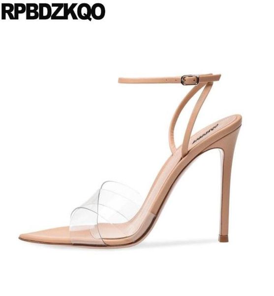 pumps pvc high heels luxury shoes women designer sandals ankle strap transparent ladies slingback stiletto nude dress1415236, Black
pumps pvc high heels luxury shoes women designer sandals ankle strap transparent ladies slingback stiletto nude dress1415236, Black