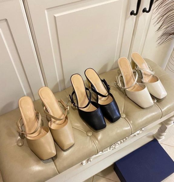 2022 springsummer new luxury designer highheeled slippers electroplated carrot sandals half heel height 8 cm7053273, Black
2022 springsummer new luxury designer highheeled slippers electroplated carrot sandals half heel height 8 cm7053273, Black