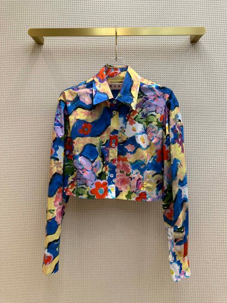 women's jackets 2023 printed series short shirts designed by european artists in collaboration, Black;brown
women's jackets 2023 printed series short shirts designed by european artists in collaboration, Black;brown
