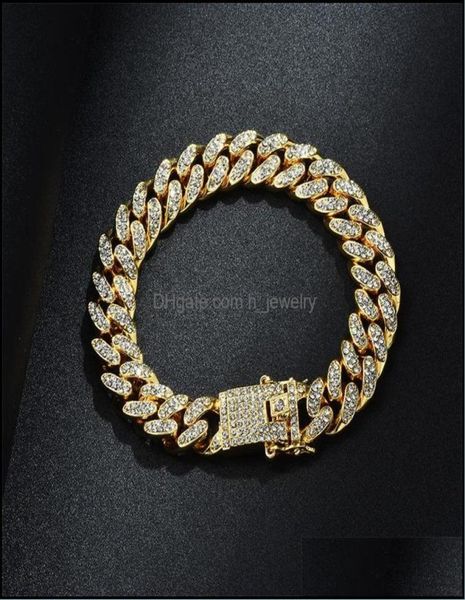 link chain mens hip hop bling gold bracelets diamond jewelry iced out miami cuban bracelet 1272 b3 drop delivery hjewelry dhfmi2410830, Black
link chain mens hip hop bling gold bracelets diamond jewelry iced out miami cuban bracelet 1272 b3 drop delivery hjewelry dhfmi2410830, Black