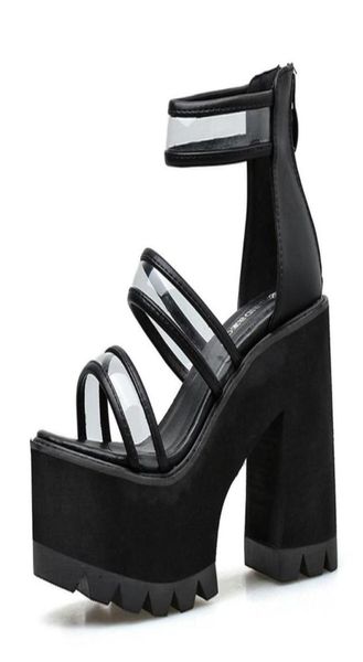 girl summer party platform shoes woman high block heels sandals women fashion1473362, Black
girl summer party platform shoes woman high block heels sandals women fashion1473362, Black