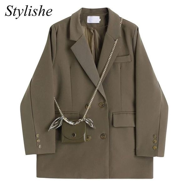 pants women blazer coat coffee double breasted 2022 spring preppy korean style lapel loose jacket female black pocket autumn girl, White
pants women blazer coat coffee double breasted 2022 spring preppy korean style lapel loose jacket female black pocket autumn girl, White