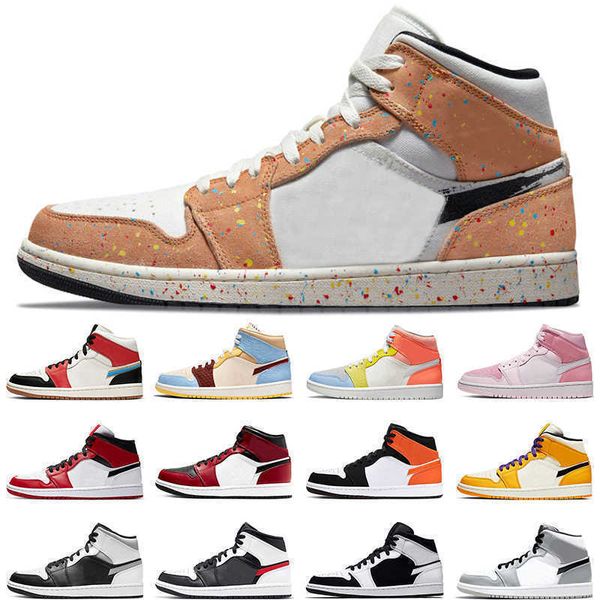 jumpman 1 basketball shoes men women 1s mid black white bred chile red shadow mens trainers sneakers sports size 36-46
jumpman 1 basketball shoes men women 1s mid black white bred chile red shadow mens trainers sneakers sports size 36-46