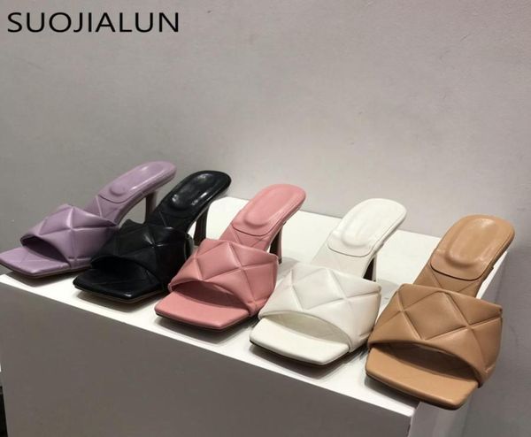 suojialun 2021 summer new women slipper peep toe thin high heel sandal shoes ladies diamond pu leather slides pumps c1742775, Black
suojialun 2021 summer new women slipper peep toe thin high heel sandal shoes ladies diamond pu leather slides pumps c1742775, Black