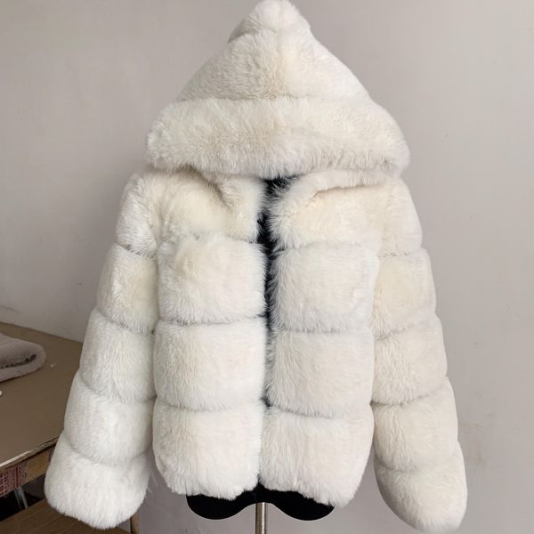 fur 2022 winter warm fake fox fur hooded coat thick faux fur hooded jacket luxury women's winter coat faux fur coat high quality, Black
fur 2022 winter warm fake fox fur hooded coat thick faux fur hooded jacket luxury women's winter coat faux fur coat high quality, Black