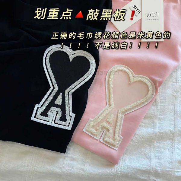 t shirts for men women amis high short sleeved summer new love big a peach heart towel embroidery amit shirt and couples irn5, White;black
t shirts for men women amis high short sleeved summer new love big a peach heart towel embroidery amit shirt and couples irn5, White;black