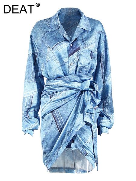 dress deat fashion women's 2 pcs set new lapel single breasted shirt and high waistirregular mini printed skirt autumn 2022 17a2713, White
dress deat fashion women's 2 pcs set new lapel single breasted shirt and high waistirregular mini printed skirt autumn 2022 17a2713, White