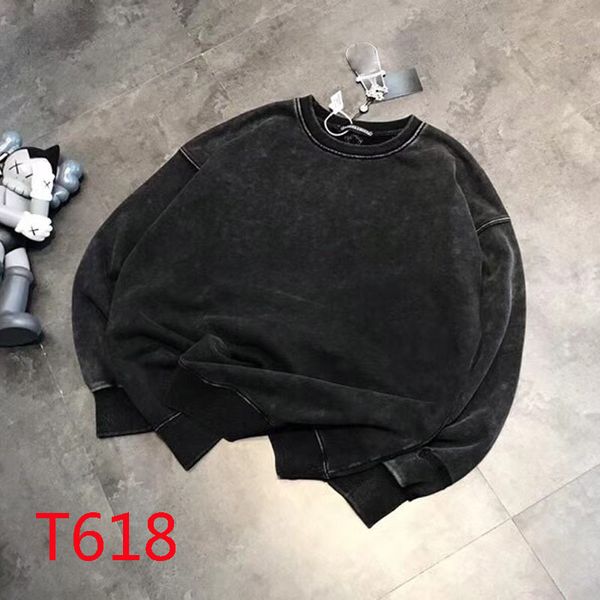 t618 sweater long sleeved coat pure cotton cross flower wash chest classic 3 pin embroidery letter punk hip hop style, Silver
t618 sweater long sleeved coat pure cotton cross flower wash chest classic 3 pin embroidery letter punk hip hop style, Silver