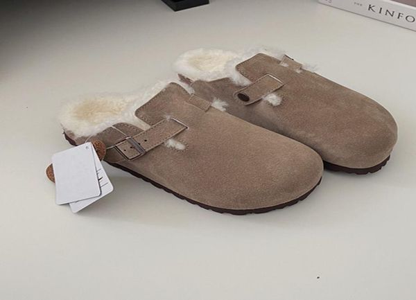 slippers fur shearling suede boston clogs women slippers sandal designer shoes slip on flat mule wool fluff cork flat slides fashi6394026, Black
slippers fur shearling suede boston clogs women slippers sandal designer shoes slip on flat mule wool fluff cork flat slides fashi6394026, Black