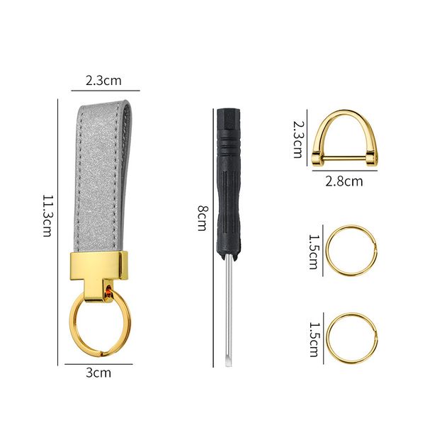 luxurys coin purse letter printing keychains metal buckle handmade designer men women pendant key case wallet accessories, Silver
luxurys coin purse letter printing keychains metal buckle handmade designer men women pendant key case wallet accessories, Silver