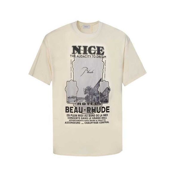 men's t-shirts chaopai rhude boat portrait print short sleeve casual fashion round neck t-shirt loose high street couple men and women, White;black
men's t-shirts chaopai rhude boat portrait print short sleeve casual fashion round neck t-shirt loose high street couple men and women, White;black