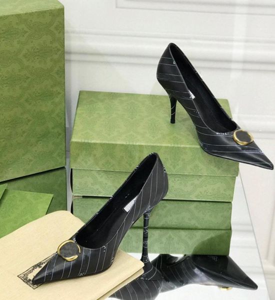 luxury designer shoes for woman metal design pointed toes highheels fashion ladies letter leather wedding shoes sandals 8430183, Black
luxury designer shoes for woman metal design pointed toes highheels fashion ladies letter leather wedding shoes sandals 8430183, Black