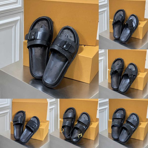 2023 designer sandals slippers mens pool slides bom dia summer mules paris luxurys real leather platform flats fashion embossed old flower s, Black
2023 designer sandals slippers mens pool slides bom dia summer mules paris luxurys real leather platform flats fashion embossed old flower s, Black