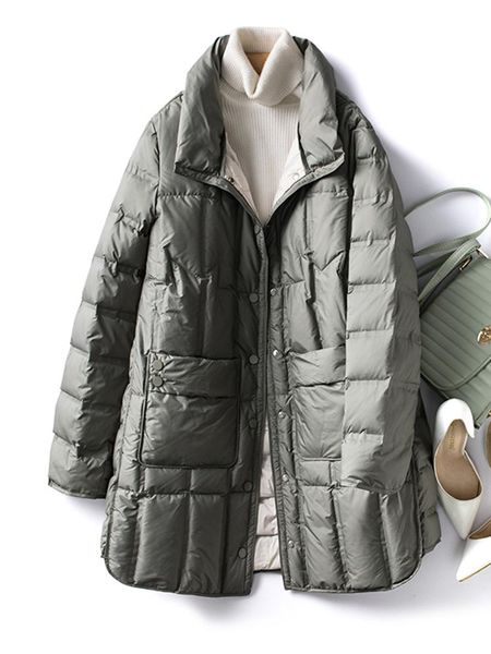 parkas ailegogo autumn winter women ultra light 90% white duck down parka casual female loose single breasted puff feather coat outwear, Black
parkas ailegogo autumn winter women ultra light 90% white duck down parka casual female loose single breasted puff feather coat outwear, Black