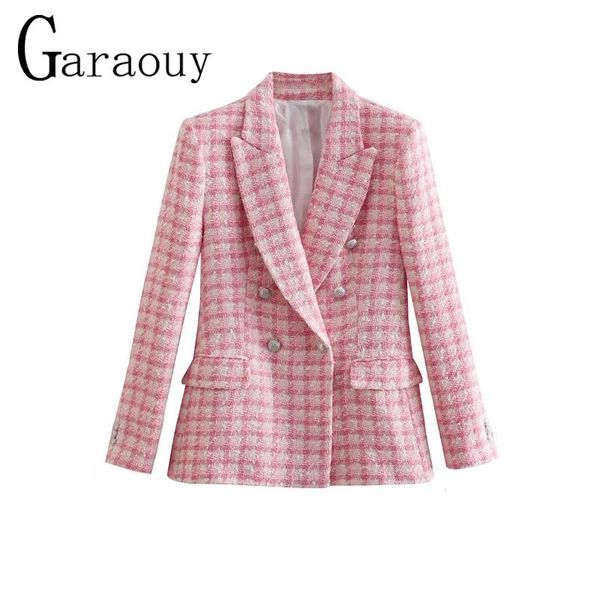 pants garaouy women suit 2022 basic pink tweed blazer women allmatch lapel long sleeve texture doublebreasted slim casual jacket trf, White
pants garaouy women suit 2022 basic pink tweed blazer women allmatch lapel long sleeve texture doublebreasted slim casual jacket trf, White
