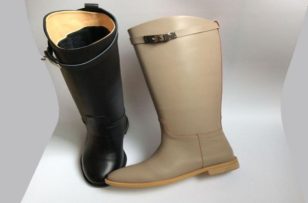 quality ship u503 404142 genuine leather buckle knee high boots h black grey luxury classic flat ridding ce5988867
quality ship u503 404142 genuine leather buckle knee high boots h black grey luxury classic flat ridding ce5988867