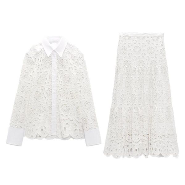 dress pb za2022 primavera nova mulher temperamento branco lapela de manga comprida oco bordado lapela camisa de cintura alta saia long, White
dress pb za2022 primavera nova mulher temperamento branco lapela de manga comprida oco bordado lapela camisa de cintura alta saia long, White