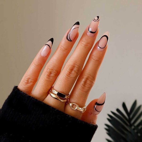 false nails 24 ps wearable unhas falsas simples linhas artsticas estilo imprensa em unhas com cola unhas de cobertura completa com ferrament, Red;gold
false nails 24 ps wearable unhas falsas simples linhas artsticas estilo imprensa em unhas com cola unhas de cobertura completa com ferrament, Red;gold