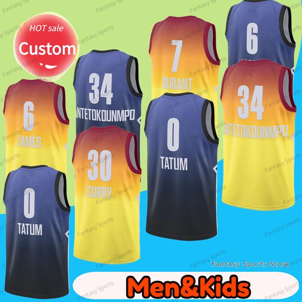 printed 2023 all-star basketball jersey embiid antetokounmpo curry kyrie irving durant mitchell harden james lillard tatum ja morant doncic, Black;red
printed 2023 all-star basketball jersey embiid antetokounmpo curry kyrie irving durant mitchell harden james lillard tatum ja morant doncic, Black;red