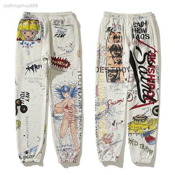 men's pants summer high street fashionable comic cartoon graffiti handdrawn loose relaxed with fur loop guard x7ul, Black
men's pants summer high street fashionable comic cartoon graffiti handdrawn loose relaxed with fur loop guard x7ul, Black
