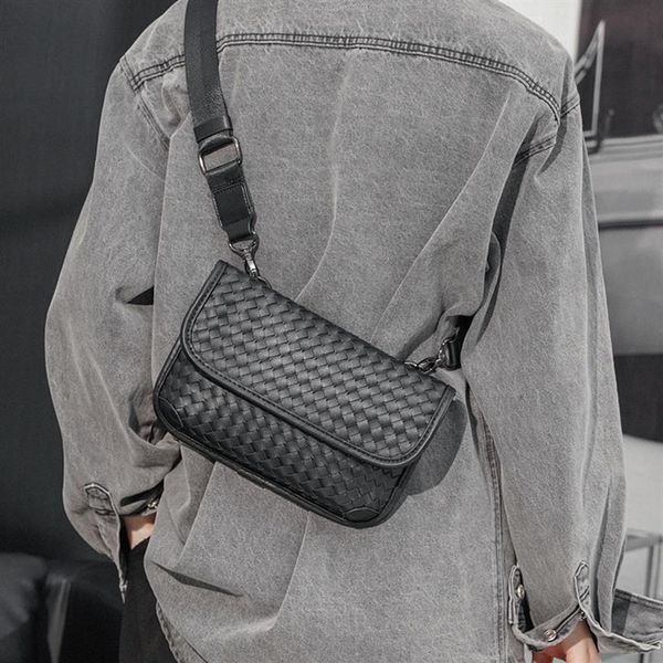 luxury brand designer handbags men shoulder crossbody bags 2021 weave men's chest messenger bag flap leather phone purse2227
luxury brand designer handbags men shoulder crossbody bags 2021 weave men's chest messenger bag flap leather phone purse2227
