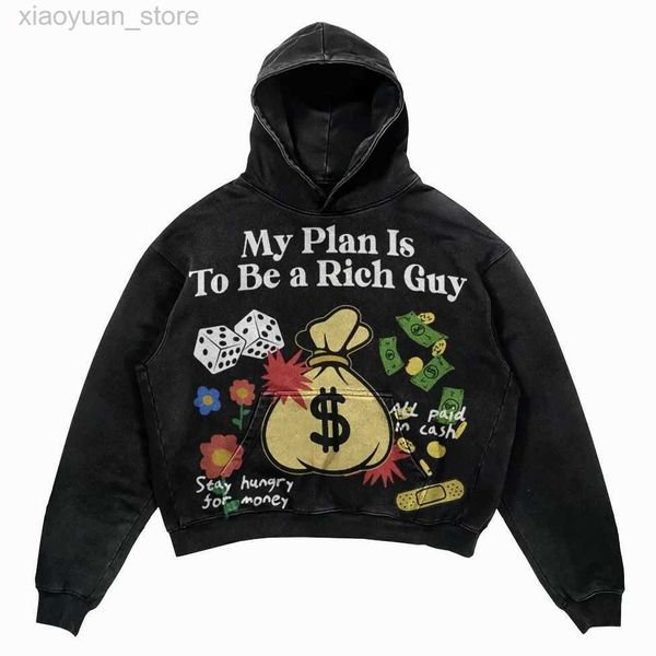 men's hoodies sweatshirts gothic street ins high street trend print hooded sweater men and women new harajuku punk loose casual couple, Black
men's hoodies sweatshirts gothic street ins high street trend print hooded sweater men and women new harajuku punk loose casual couple, Black