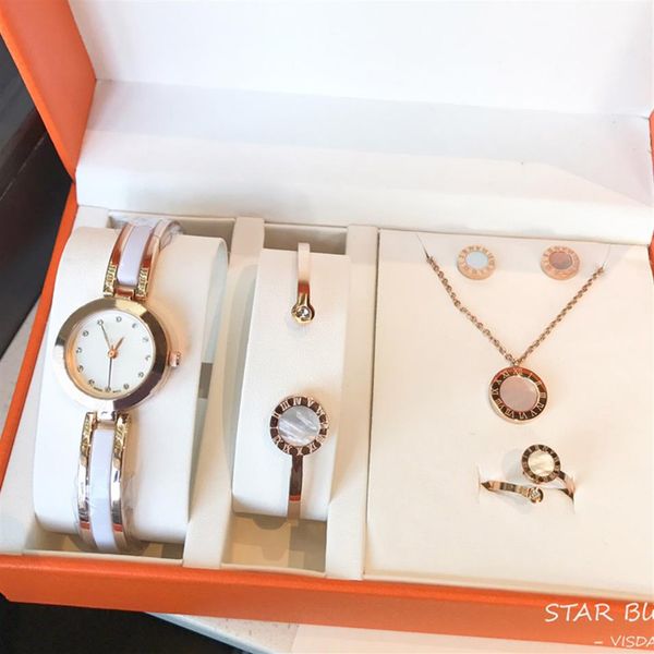 2021 womens watches new fashion jewelry sets rings necklace bracelet lady gift wristwatch classic woman jewelry regalo de muje282w, Slivery;brown
2021 womens watches new fashion jewelry sets rings necklace bracelet lady gift wristwatch classic woman jewelry regalo de muje282w, Slivery;brown