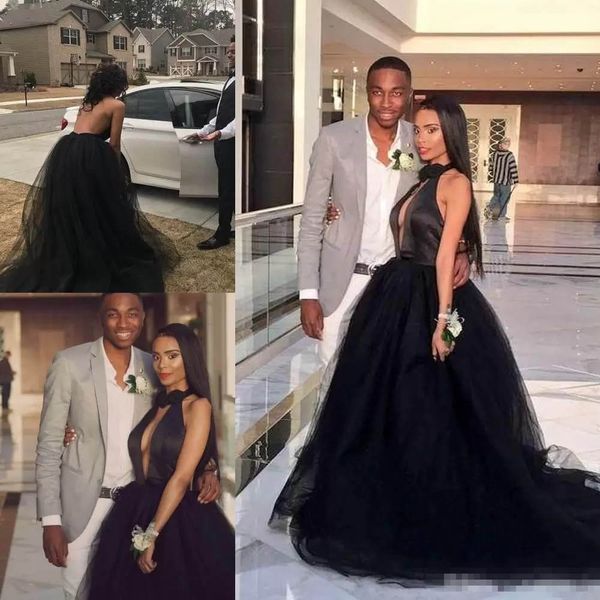 sash black tulle halter wedding dress plus size formal pregnant simple bridal gowns elegant garden handmade flowers wedding gown, White
sash black tulle halter wedding dress plus size formal pregnant simple bridal gowns elegant garden handmade flowers wedding gown, White