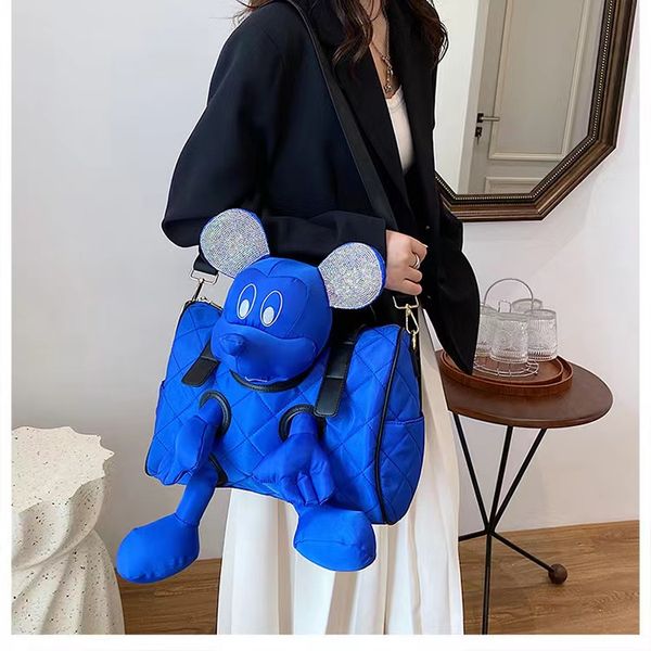 2023 summer new doll pillow bag, canvas bag, large capacity casual bag, trendy handheld cross-body bag
2023 summer new doll pillow bag, canvas bag, large capacity casual bag, trendy handheld cross-body bag