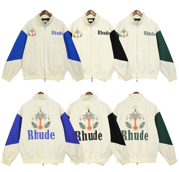 mens rhude jacket spring and autumn jacket panelled outerwear women print long sleeve jacket luxury brand coat, Black;brown
mens rhude jacket spring and autumn jacket panelled outerwear women print long sleeve jacket luxury brand coat, Black;brown