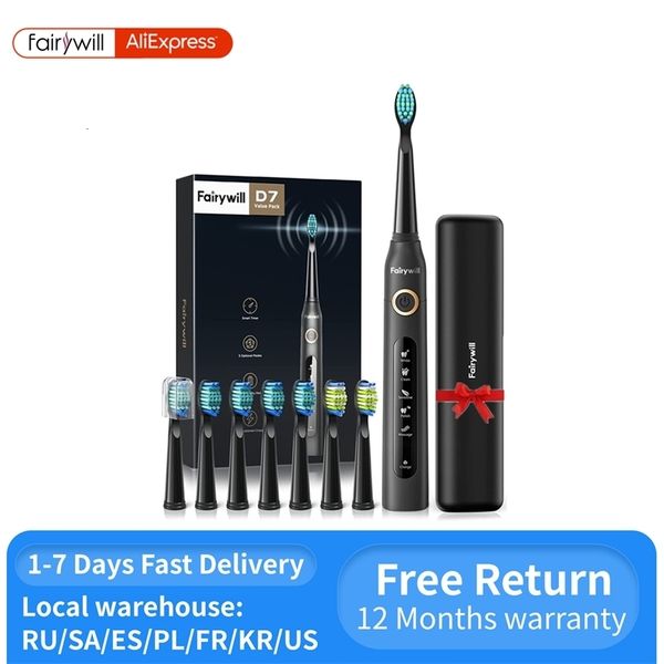 toothbrush fairywill electric sonic fw 507 usb charge rechargeable waterproof electronic tooth brushes replacement heads l230419
toothbrush fairywill electric sonic fw 507 usb charge rechargeable waterproof electronic tooth brushes replacement heads l230419