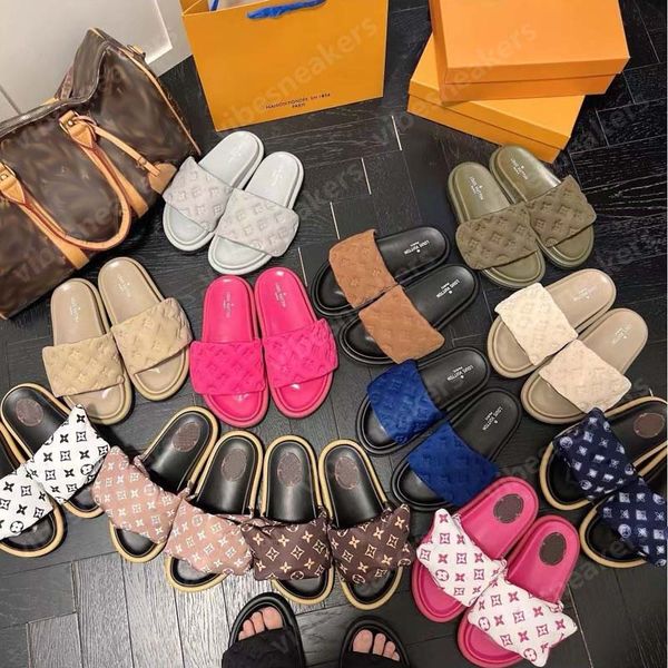 slippers slides sandals designers pool pillow mules women sandals sunset flat comfort mules padded front strap slippers fashionable easy-to-, Black
slippers slides sandals designers pool pillow mules women sandals sunset flat comfort mules padded front strap slippers fashionable easy-to-, Black