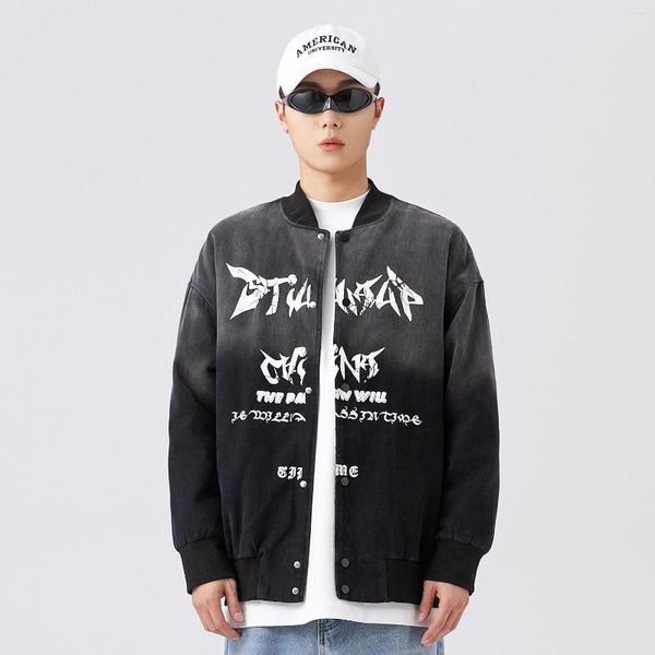 men's jackets american vintage black baseball jacket for men 2023 spring print women's denim oversize korean style fashion clothes, Black;brown
men's jackets american vintage black baseball jacket for men 2023 spring print women's denim oversize korean style fashion clothes, Black;brown