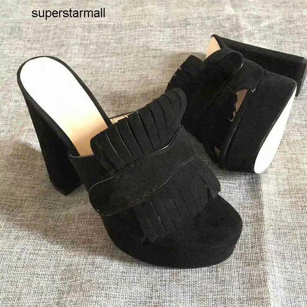 double ggity designer women sandals marmont high heels platform slide luxury leather tassel shoes with letter g coarse heel half slippers la, Black
double ggity designer women sandals marmont high heels platform slide luxury leather tassel shoes with letter g coarse heel half slippers la, Black