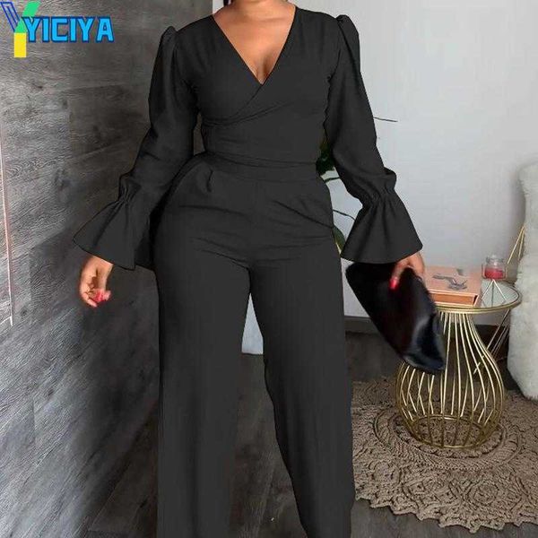 yiciya women's two piece pants 2023 v-neck flare sleeve lace-up women autumn set african fashion office ladies straight, White
yiciya women's two piece pants 2023 v-neck flare sleeve lace-up women autumn set african fashion office ladies straight, White