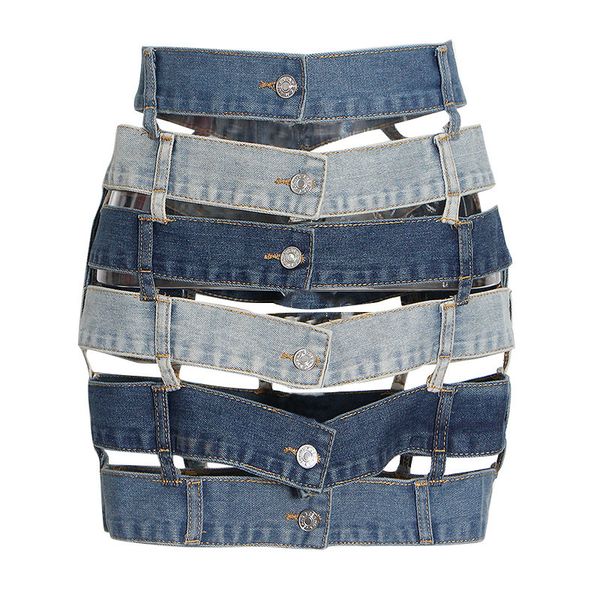 skirt's color contrast panel denim cutout buckle chic design short y2k summer goth clothes harajuku outfits 230420, Black
skirt's color contrast panel denim cutout buckle chic design short y2k summer goth clothes harajuku outfits 230420, Black