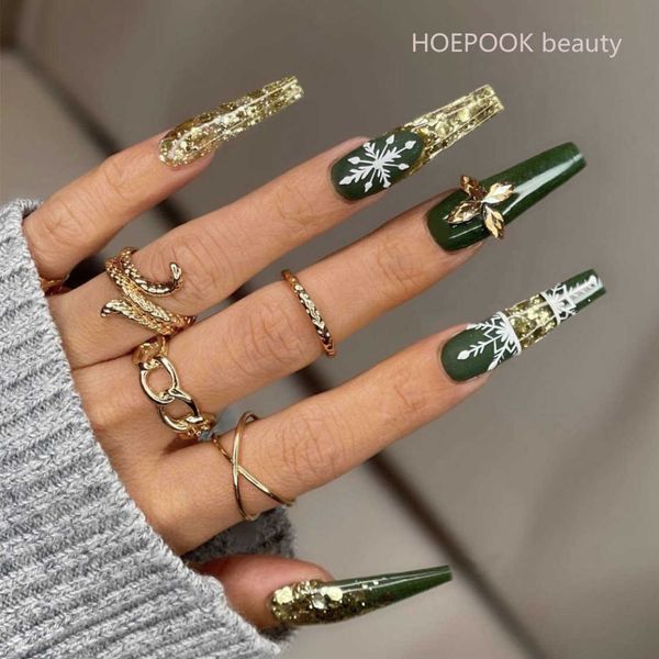 false nails 24pcs christmas long t wearing reusable false nails art coffin cute kawaii press on nail full coverage waterproof fake nails set, Red;gold
false nails 24pcs christmas long t wearing reusable false nails art coffin cute kawaii press on nail full coverage waterproof fake nails set, Red;gold