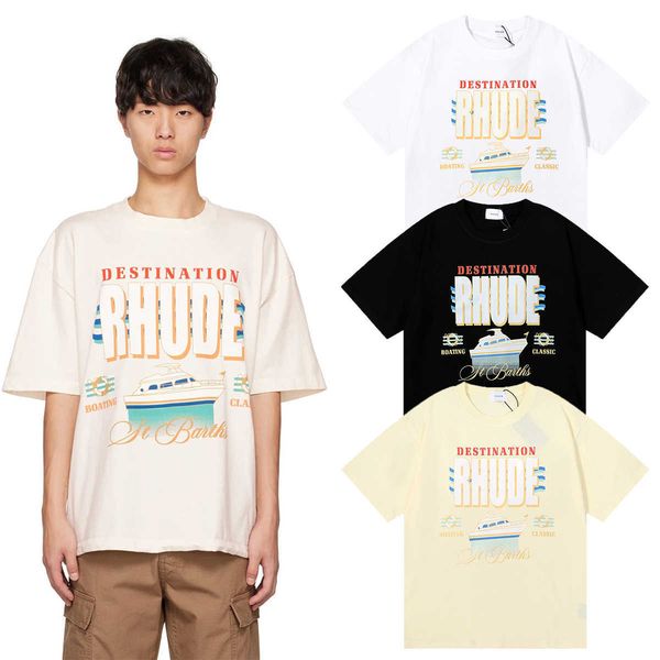 mens tshirts designer fashion clothing tees hip hop rhude destination yacht printed pure cotton summer loose casual boys girls tshirt street, White;black
mens tshirts designer fashion clothing tees hip hop rhude destination yacht printed pure cotton summer loose casual boys girls tshirt street, White;black