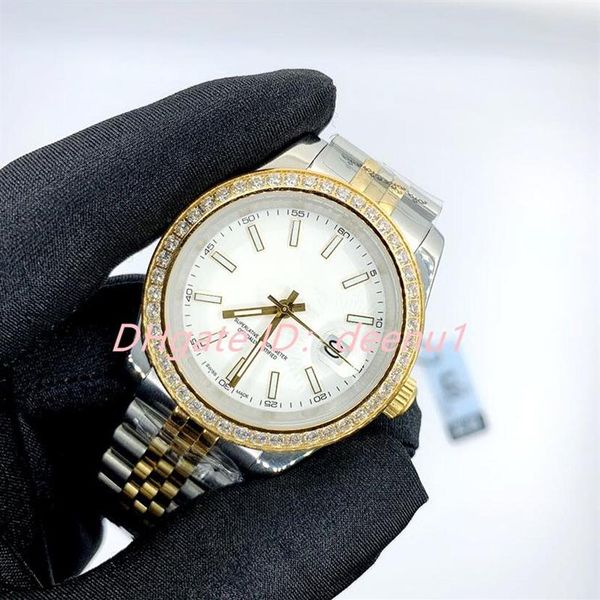 deenu1-men's automatic mechanical 40mm watch with diamond bezel all stainless steel sapphire waterproof luminou3289, Slivery;brown
deenu1-men's automatic mechanical 40mm watch with diamond bezel all stainless steel sapphire waterproof luminou3289, Slivery;brown